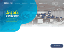 Tablet Screenshot of conductor.com.br